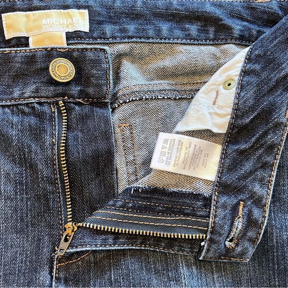 Michael Kors Jeans Mid Rise Boot Cut Medium Blue Wash Women’s Denim 10 - Picture 8 of 16